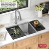 24&rdquo; Workstation Undermount Single Bowl 16 Gauge Stainless Steel Laundry Utility Kitchen Sink with WorkFlow&trade; Ledge and Accessories